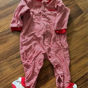Precious Firsts by Carter's 9M My First Christmas Sleeper